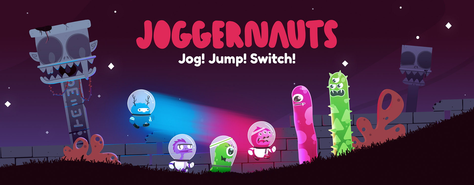 Joggernauts Logo Key Art Banner